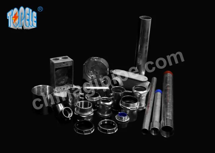 4 tolline Die valatud alumiinium ümmargune ilmastikukindel elektri Outlet kastid / pikendamise Sõrmused