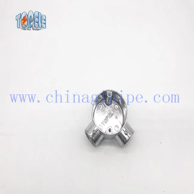 Nurk suund BS 4568/BS 31 alumiiniumist ümmarguse kasti